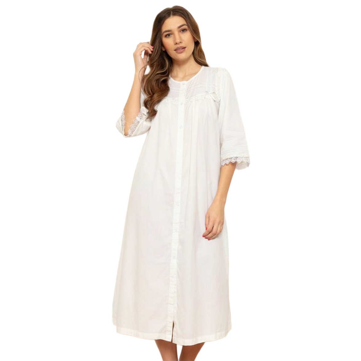 Cottonreal Lawn 3/4 Sleeve Nightdress